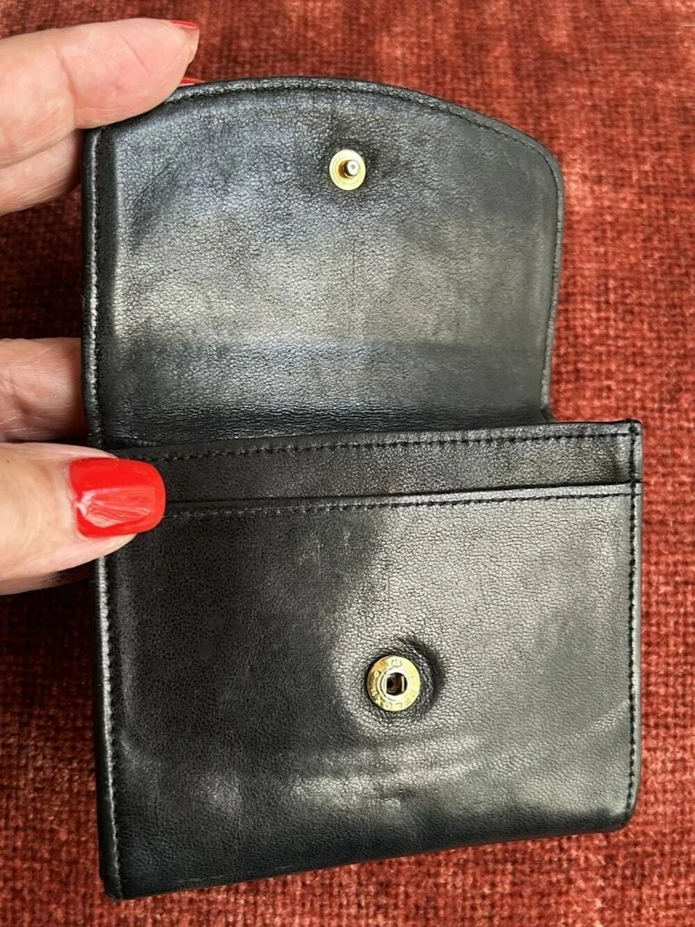 CHANEL Coco Stitch CC Coin Purse, Black